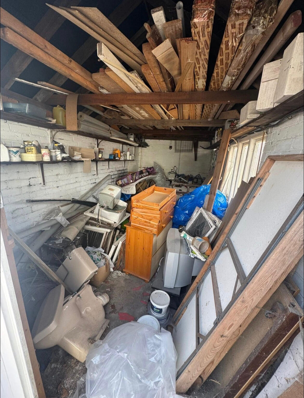 Before Before and after garden clearance in Bristol